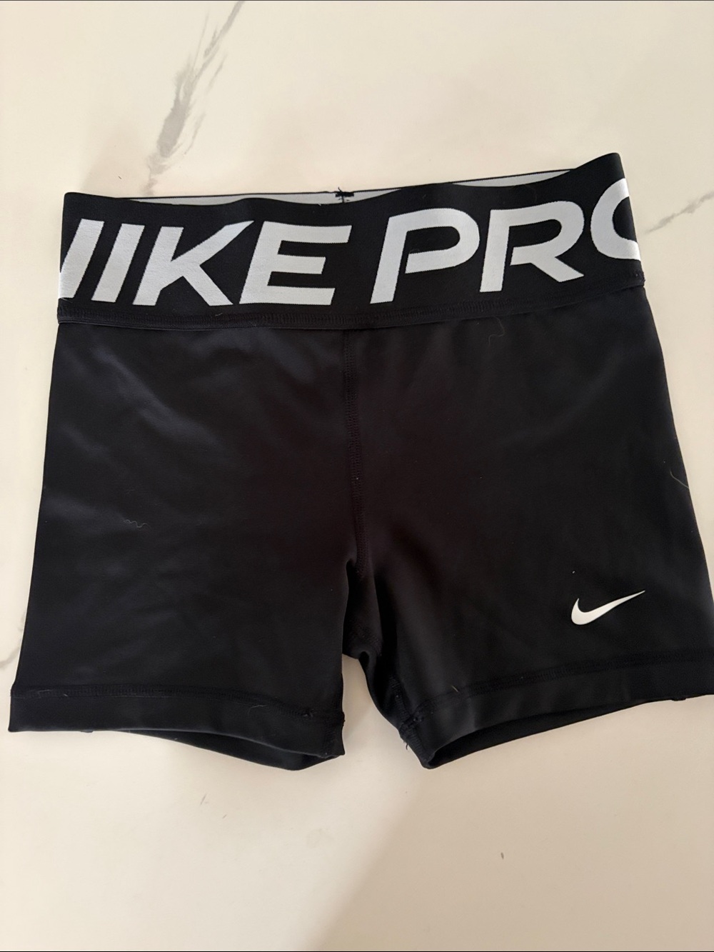 Nike Black Pro Logo Women's Bike Shorts m
